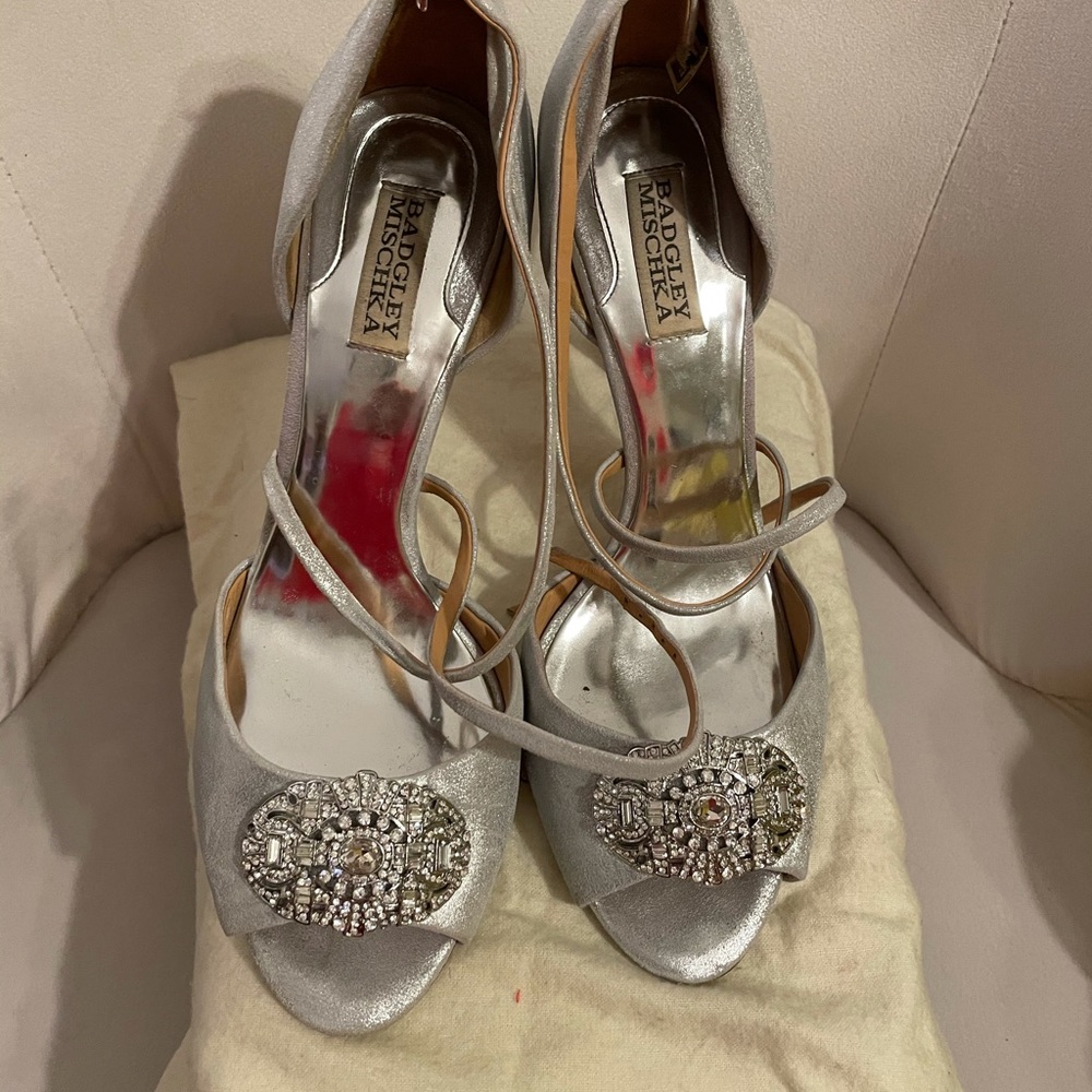 Silver After 5 sandals!